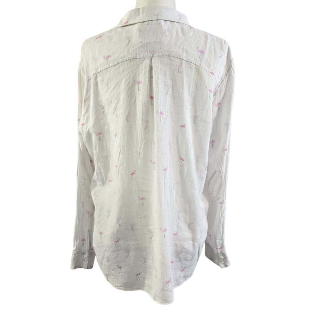 Rails Charli Flamingo Novelty Print Linen Blend W… - image 2